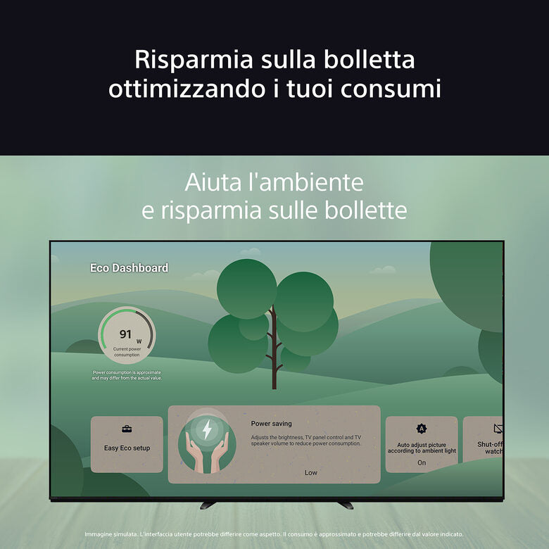 Sony K65XR83AEP Televisione Smart TV 65 Pollici Oled 4K Bravia Nero