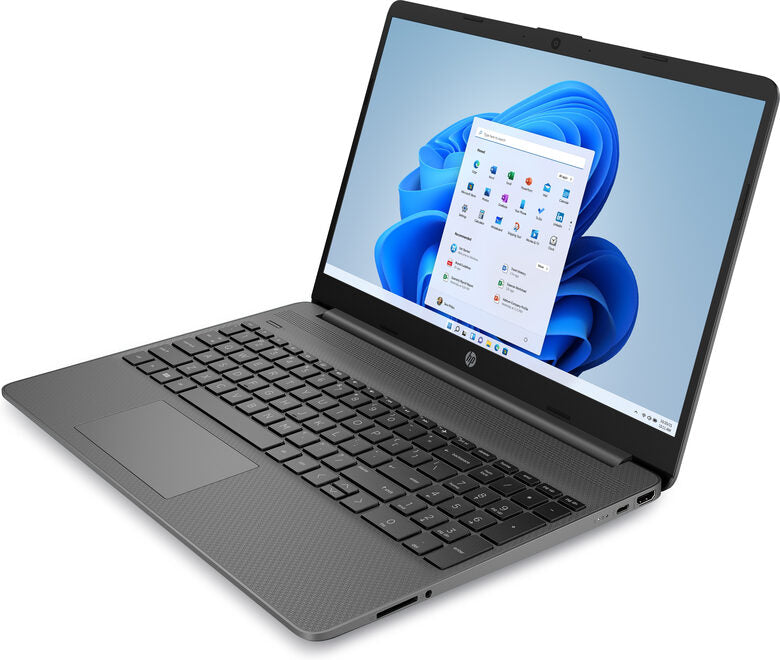 HP 15s-fq0081nl Computer portatile 39,6 cm (15.6") HD Intel® Celeron® N4120 8 GB DDR4-SDRAM 256 GB SSD Wi-Fi 5 (802.11ac) Windows 11 Home in S mode Grigio