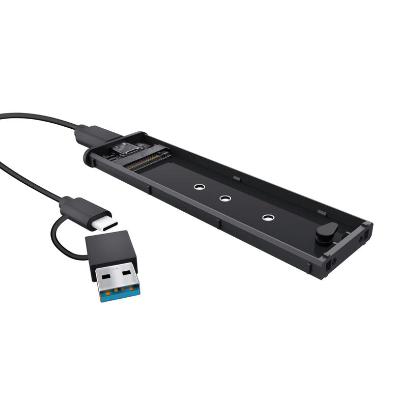 Trust 25806 contenitore di unità di archiviazione Box esterno SSD Nero