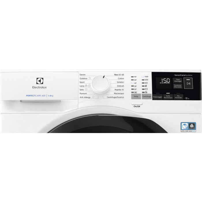 Electrolux EW6FCH484 Lavatrice a Carica Frontale Serie 600 8 Kg 1351 Giri Classe A