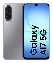 Samsung Galaxy A17 5G, Android 15, Display sAMOLED 6.7", 8GB RAM, 256GB, Batteria 5.000 mAh, Resistenza IP54, Memoria espandibile fino a 2TB, Gray