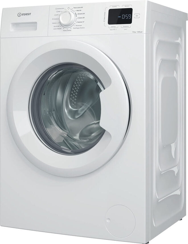 Indesit IM 1072 MY TIME IT Lavatrice A Libera Installazione 10 Kg, 1200 Giri, Classe A, Motore Inverter, Bianco