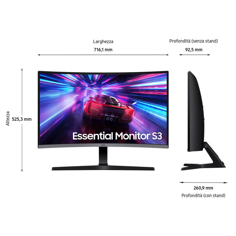 Samsung Monitor Curvo Serie S39GD da 32''