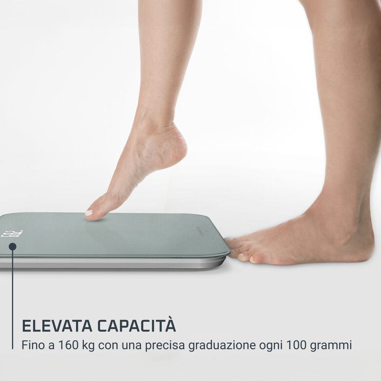Rowenta Classic 2.0, Bilancia Da Bagno, Schermo Invisibile Facile da Leggere, Eucalipto, BS1903