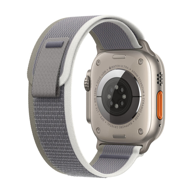 Apple Watch Ultra 2 GPS + Cellular, Cassa 49m in Titanio con Verde/Grigio Trail Loop - M/L