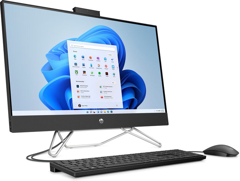 HP 27-cb0002nl AMD Ryzen™ 3 5300U 68,6 cm (27") 1920 x 1080 Pixel PC All-in-one 8 GB DDR4-SDRAM 512 GB SSD Windows 11 Home Wi-Fi 5 (802.11ac) Nero