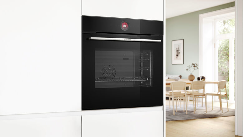 Bosch Serie 8 HBG7341B2 Forno multifunzione Air Fry Nero Classe A+