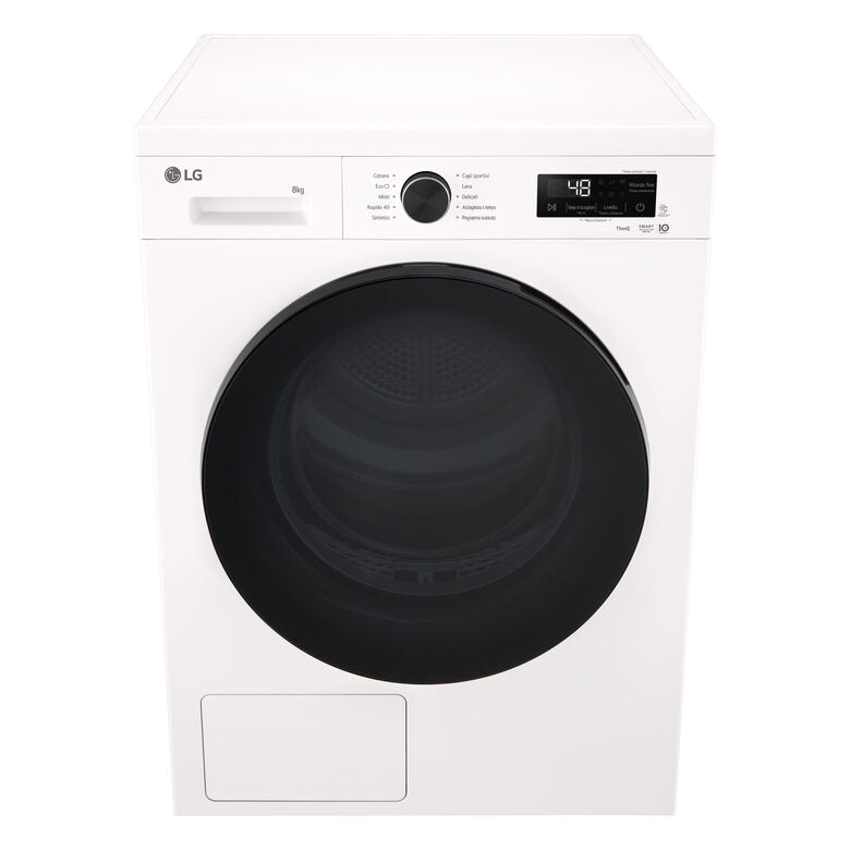 LG RNX1008NWB Asciugatrice 8 kg Classe C Bianco