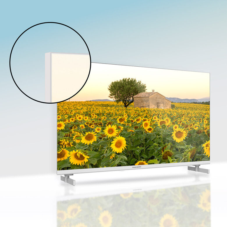 Thomson 32HA2S13W Televisione Smart TV 32 Pollici Led Frameless T2/c2s2 Android 11 Hd Wi-fi Bianco