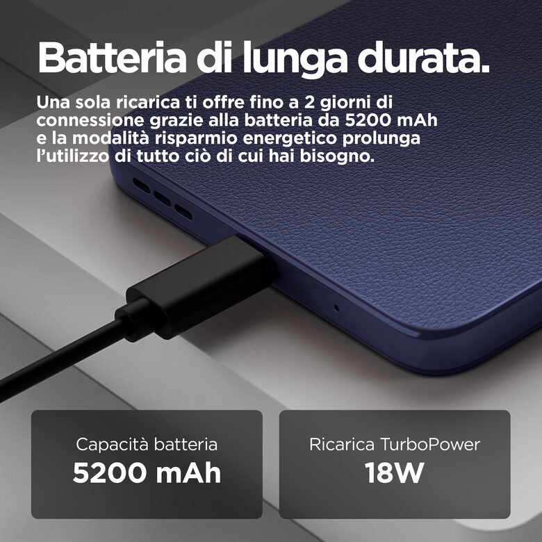 Motorola moto e15 16,9 cm (6.67") Doppia SIM Android 14 Go edition 4G Smartphone  USB tipo-C 2 GB 64 GB 5200 mAh Lavanda