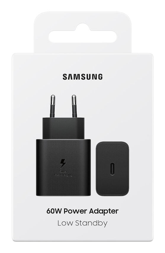 Samsung EP-T6010NBEGWW Caricabatterie per dispositivi mobili Computer portatile, Smartphone, Tablet Nero AC Ricarica rapida Interno