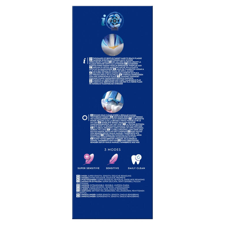 Oral-B iO 2 Spazzolino Elettrico Oral B, Nero e Verde, 1 Testina Di Ricambio, 2 Spazzolini, Delicato sulle Gengive, Efficace sulla placca, Sensore di Pressione