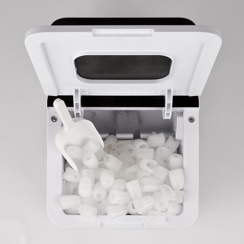 G3 Ferrari G20159 macchina per cubetti di ghiaccio Macchina per ghiaccio portatile 10 kg/24h 112 W Nero, Bianco
