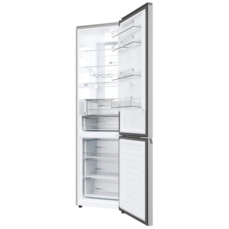 Haier HDPW7620ANPK 2D 60 Serie 7 Pro Frigorifero Combinato A Libera Installazione, No Frost, Tecnologia Haier Air Surround, Led Daylight, Classe A, Acciaio Inox