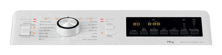 Hotpoint Ariston WMTG725BIT Lavatrice A Carica Dall'alto Libera Installazione 7 Kg, 1200 Giri, Antimacchia, Classe B, Bianco