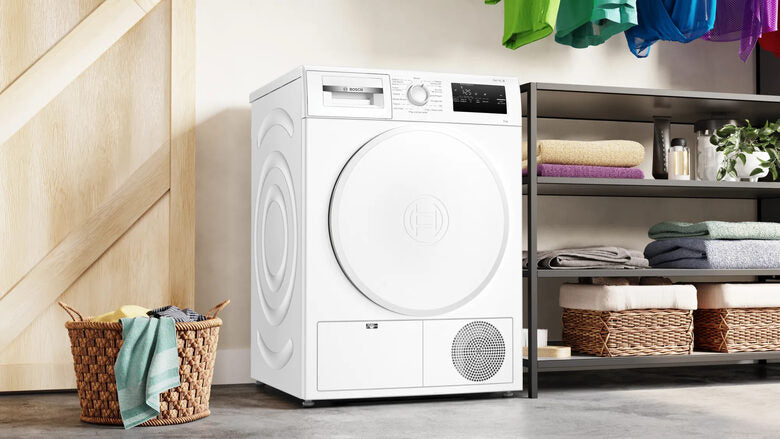 Bosch WTH83208II Serie 4 Asciugatrice A Libera Installazione 8 Kg, Pompa Di Calore, AutoDry, Classe E, Bianco