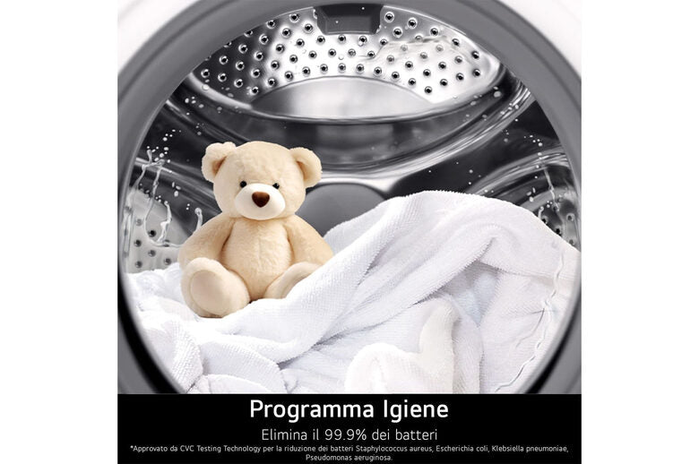 LG RNX5009TWBB Serie X5 Asciugatrice Libera Installazione 9 Kg, Pompa Di Calore Dual Inverter, Turbo Dry, AI Dry, Wi-Fi, Allergy Care, Classe B, Bianco