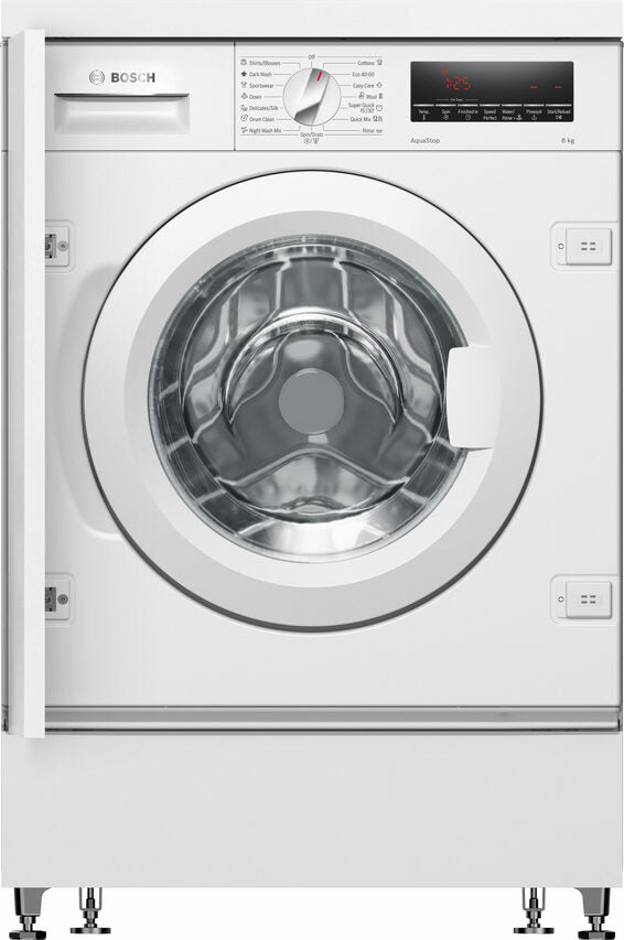 Bosch WIW28542EU Lavatrice da Incasso Serie 8 EcoSilence Drive 8 Kg 1400 Giri Inverter Classe C