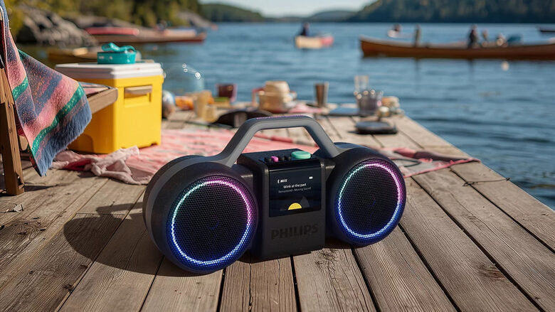 Philips The Roller Altoparlante portatile stereo Nero 60 W
