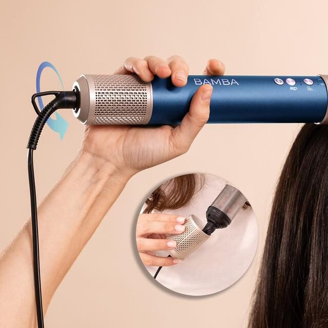 Cecotec Bamba CeramicCare Spazzola modellante multifunzione 8 in 1 Multistyler Blu 1400 W 1,8 m