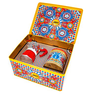 Bialetti Box Moka Express 0,13 L Blu, Rosso, Bianco