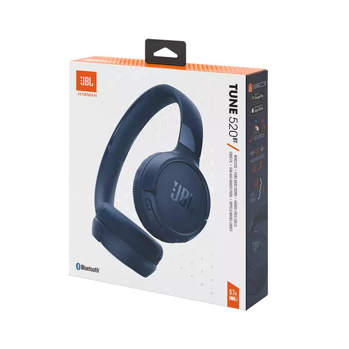JBL Tune 520BT Cuffie Wireless A Padiglione Musica e Chiamate USB tipo-C Bluetooth Blu