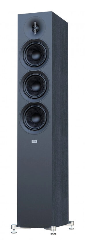 Elac Debut F5.3 Coppia Diffusori 3-vie, Nero, Noce Cablato 140 W