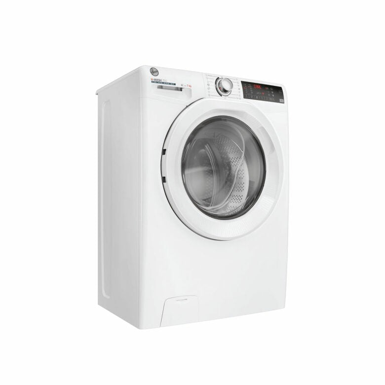 Hoover H3WP4474TAM6/1-S H-WASH 350 Lavatrice Slim A Libera Installazione 7 Kg, 1400 Giri, Classe A, Inverter, Wi-fi, Bianco