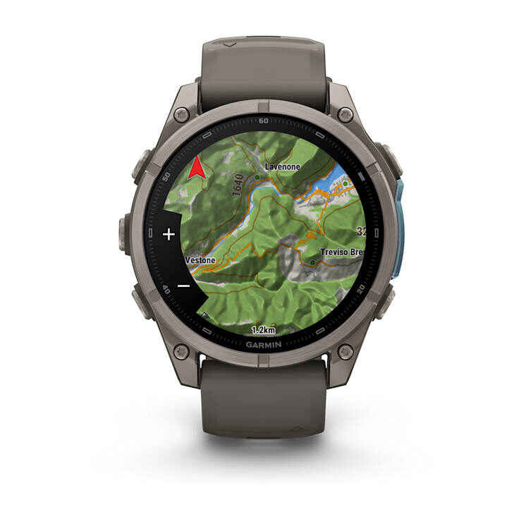 Garmin fēnix 9 3,56 cm (1.4") AMOLED 47 mm Digitale 454 x 454 Pixel Touch screen Titanio Wi-Fi GPS (satellitare)