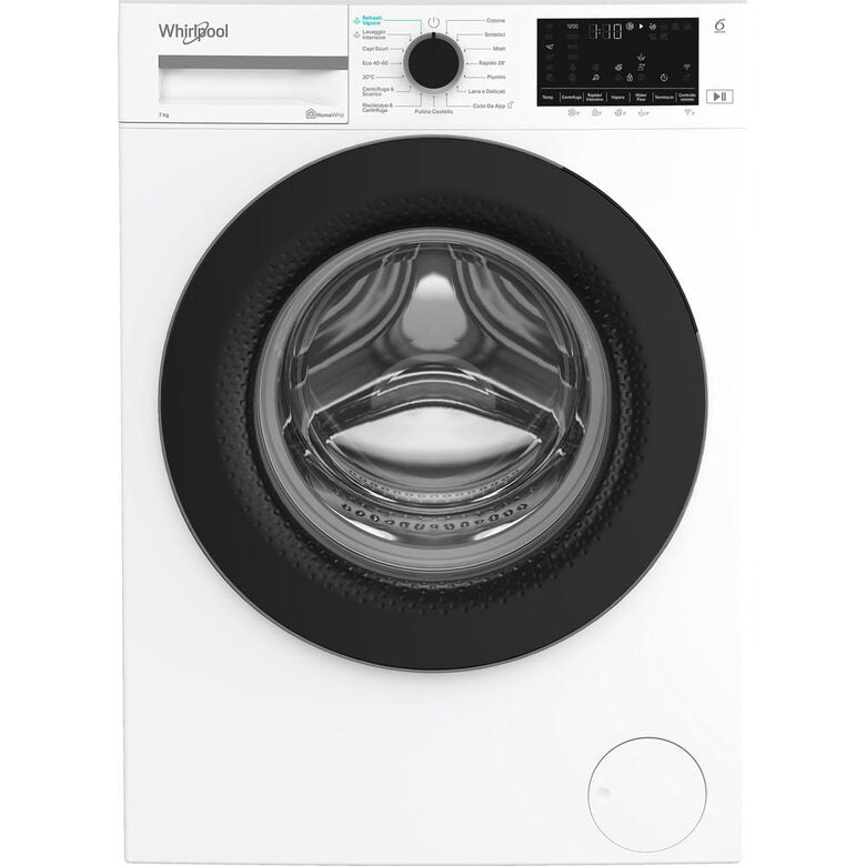 Whirlpool WAM 762WB IT Lavatrice A Libera Installazione 7 Kg, 1200 Giri, Classe A, Bianco