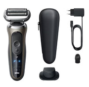 Braun Rasoio barba elettrico SkinFlexRicaricabile Rasoio barba Braun 72 C1200S SERIES 7 SkinFlex Ricaricabile Gold