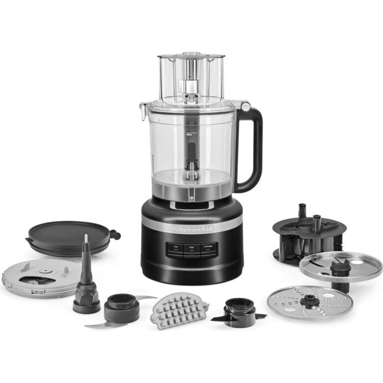 KitchenAid 5KFP1319EOB robot da cucina 400 W 3,1 L Onice, Argento, Trasparente