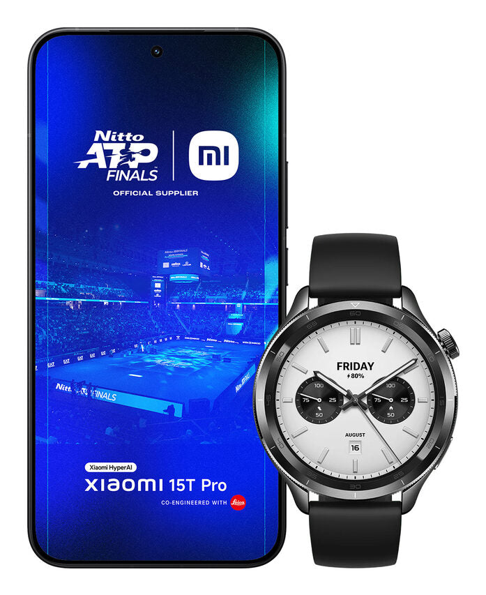 Xiaomi 15T Pro, Smartphone 12+512GB + Xiaomi Watch S4 Nero