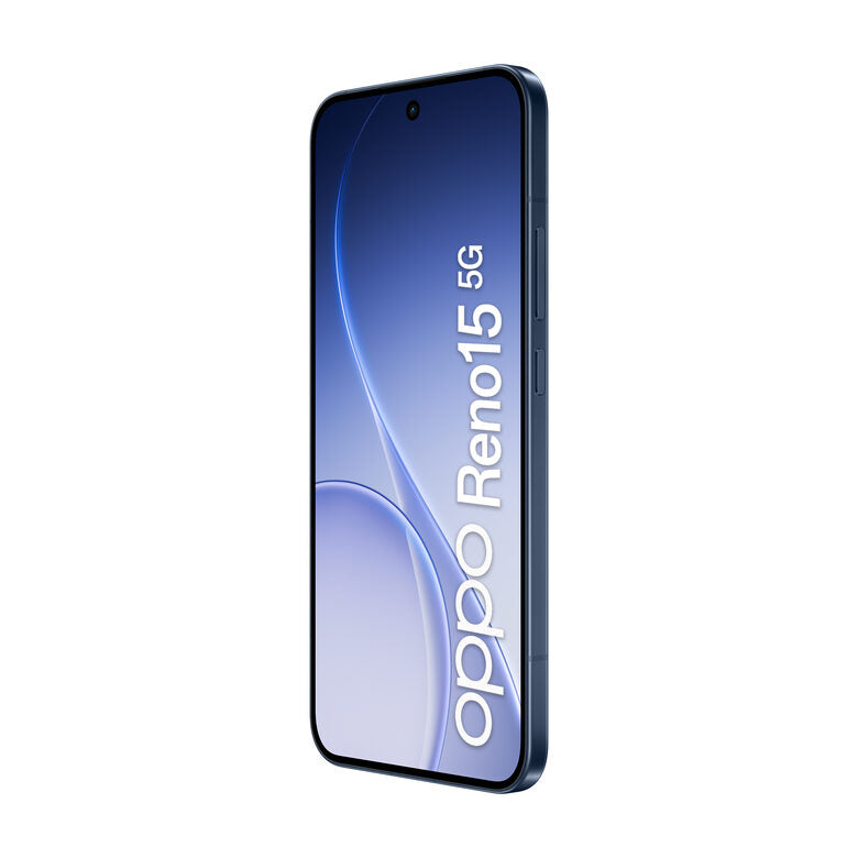 OPPO Reno15 5G AI Smartphone, Tripla fotocamera 50+50+8MP, Selfie 50MP, Display 6.59” 120HZ AMOLED FHD+, 6500mAh, RAM 8GB(Esp2GB/4GB/8GB)+ROM 512GB [Versione Italia], Twilight Black