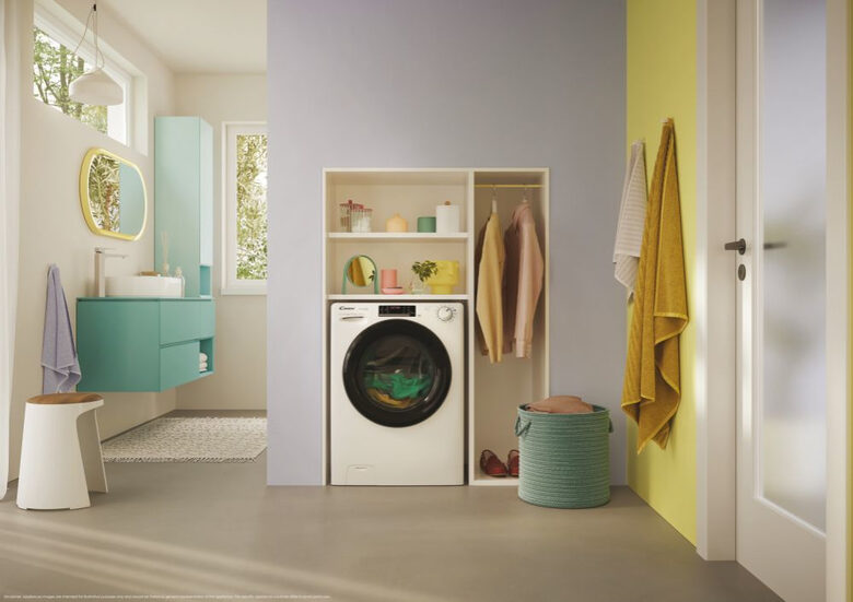 Candy CSO 496TWMB6/1-S Lavatrice A Libera Installazione 9 Kg, 1400 Giri, Smart Pro Inverter, Snap&Wash, Quick&Clean, Classe A, Bianco