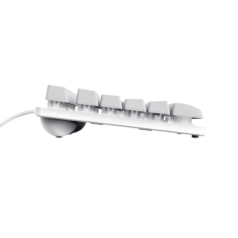Trust GXT 833W Thado tastiera Gaming USB Olandese Bianco