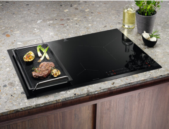 Electrolux Serie 600 LIL83441 piano cottura Nero Superficie piana 78 cm Piano cottura a induzione 4 Fornello(i)