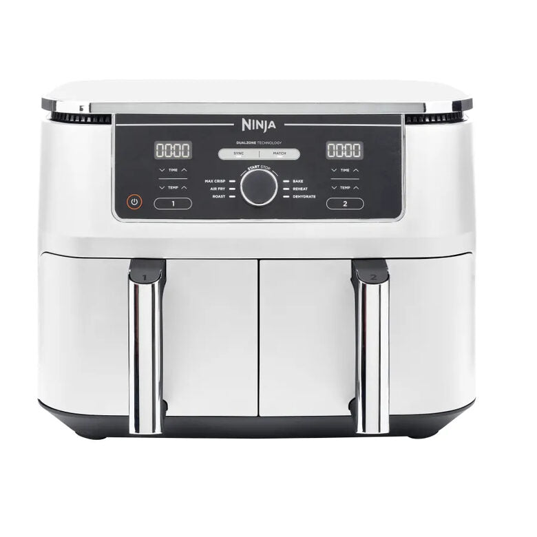 Ninja AF400EU Doppia 9,5 L Indipendente 2470 W Friggitrice ad aria calda Bianco