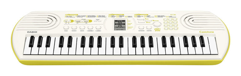 Casiotone SA-80 Tastiera Musicale con 44 tasti Bianca