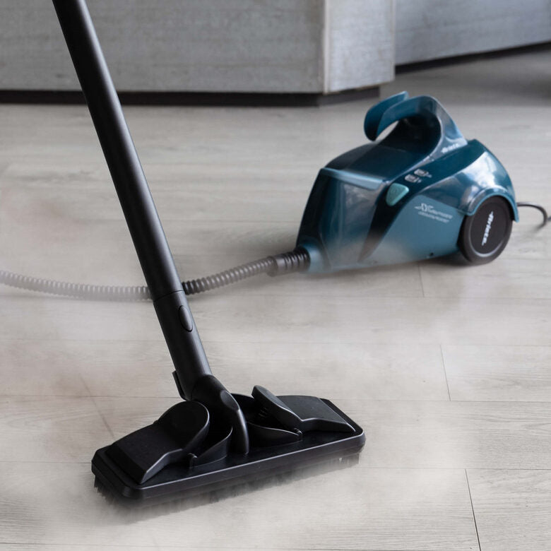 Ariete 4145 XVapor Comfort, Pulitore a vapore, Uccide 99,9% germi e batteri, Kit accessori, Vapore continuo 45', 1500W, 5 bar, Blu