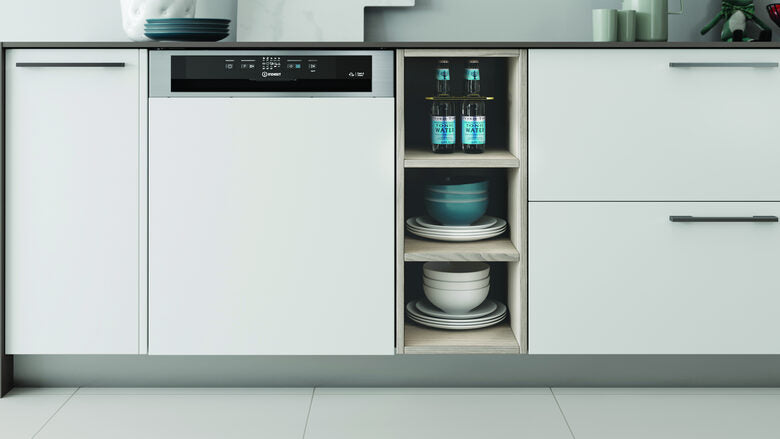 Indesit I3B L634 B Lavastoviglie a Incasso Scomparsa Parziale 14 coperti D