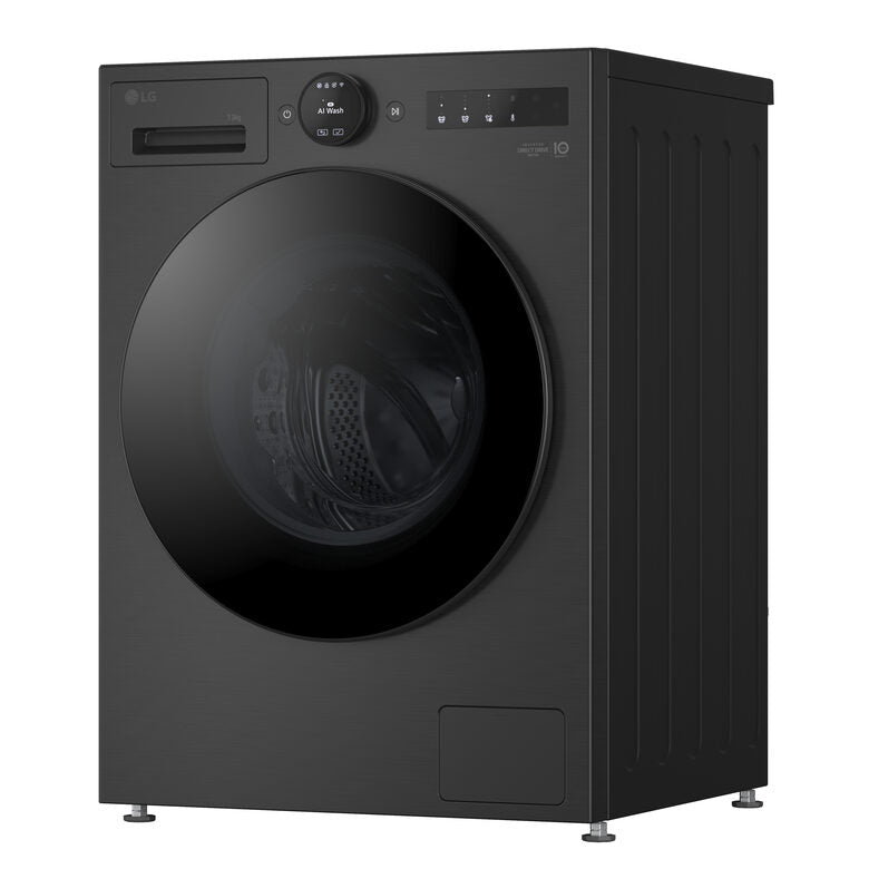 LG F4X7013TBB Serie X7 Lavatrice Smart A Libera Installazione 13 Kg, AI DD™, 1400 Giri, Display Easy Circle, Wi-Fi, AI Wash, Turbowash, Classe A-40%, Nero