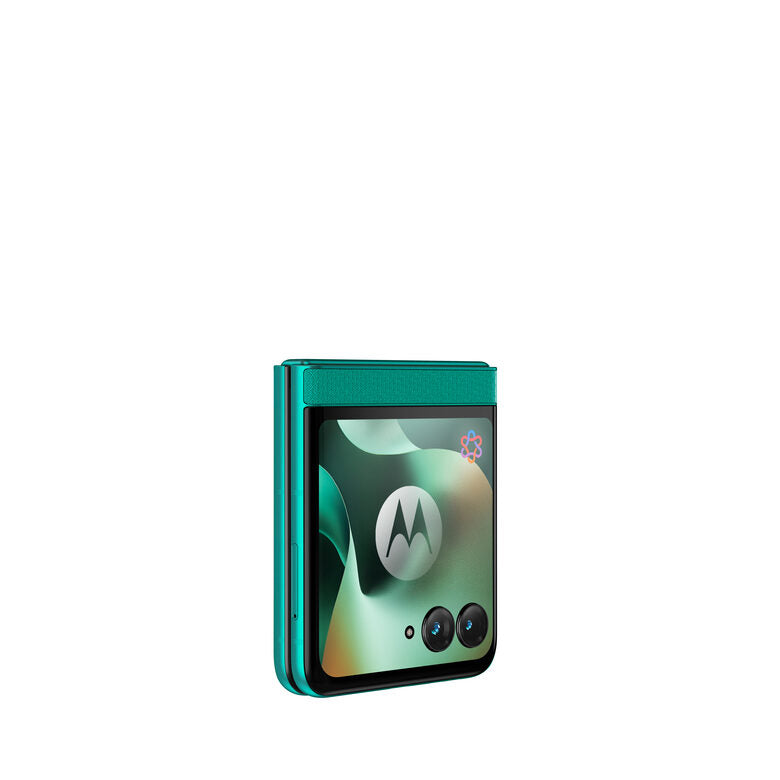 Motorola razr 70 (8/256GB, Doppia camera 50MP, Display interno FHD+ 6.9" 120Hz e esterno 3.62", MediaTek Dimensity 7450X, 4800mAh, TurboPower 30W, Android 16), PANTONE Sporting Green