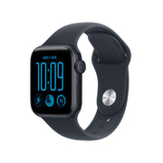 Apple Watch SE (3nd generation) SE 3 GPS, Cassa 40 mm in alluminio mezzanotte con Cinturino Sport blu marino - S/M