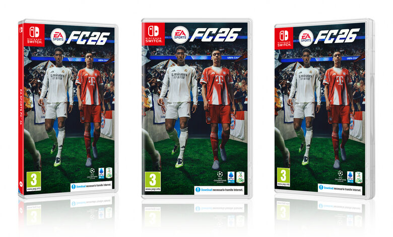 Electronic Arts EA SPORTS FC 26 Standard Cinese semplificato, Cinese tradizionale, Tedesca, DUT, Inglese, ESP, Francese, ITA, Giapponese, Coreano, Portoghese, Russo Nintendo Switch