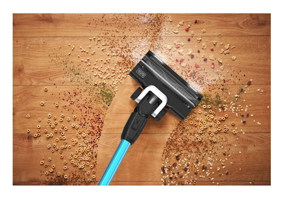 Black & Decker BSV520BRB-QW scopa elettrica Aspirapolvere elettrica Batteria Secco Senza sacchetto 0,65 L Blu 2 Ah