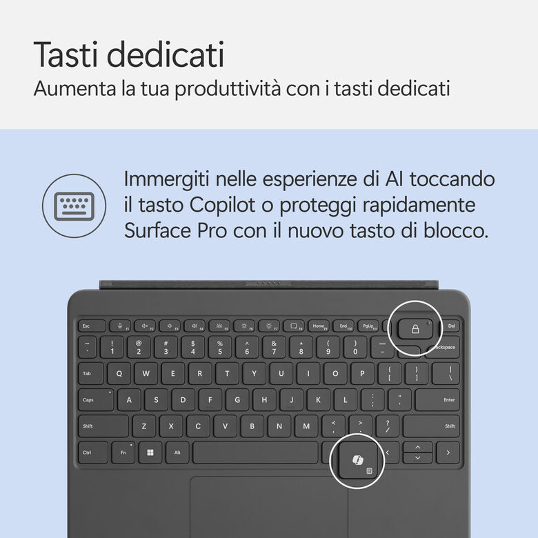 Microsoft Tastiera + PEN Surface Pro Keyboard Pen