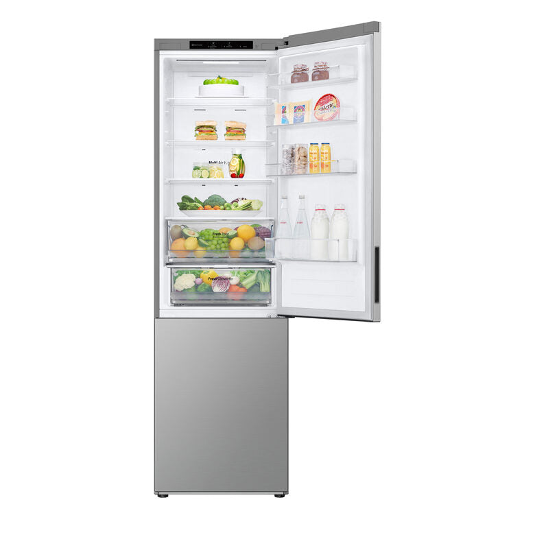 LG GBV22NCBPY Frigorifero Combinato A Libera Installazione, Total No Frost, Door Cooling, Fresh Converter, Smart Diagnosis, Classe B, Prime Silver