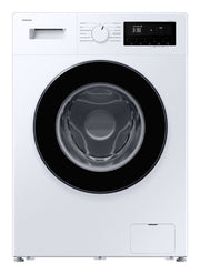 Samsung WW80FG3M05AWET Serie 3000 Lavatrice Slim A Libera Installazione 8 Kg, 1400 Giri, Vapore Igienizzante, Classe A, Bianco