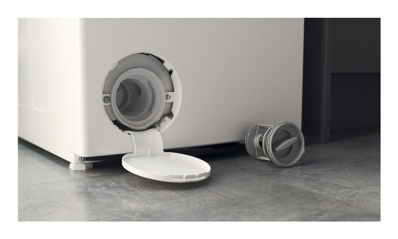 Hotpoint Ariston WMTF624UIT Lavatrice A Libera Installazione A Carica Dall'alto 6 Kg, 1200 Giri, Antimacchia, Classe C, Bianco